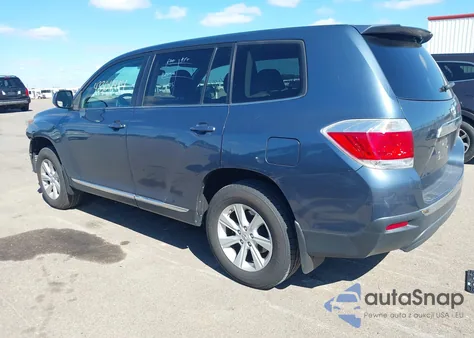 2013 Toyota Highlander Base V6 from USA, damaged, VIN 5TDBK3EHXDS227685